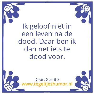 Tegeltje: Ik ben Gerrit