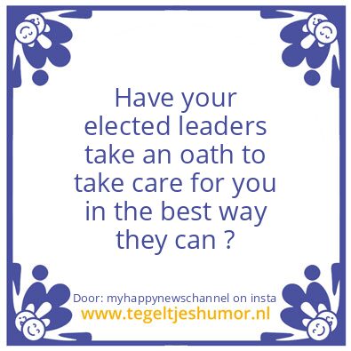 Tegeltje: Your Elected Leaders..