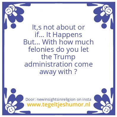 Tegeltje: Squandering responsibilities ?
