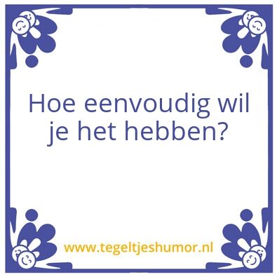 Tegeltje: Tegel 1