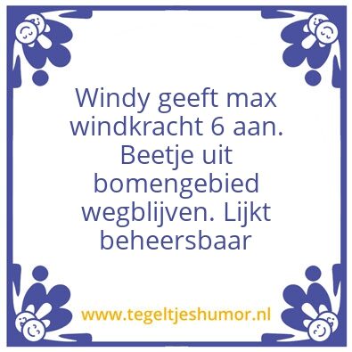 Tegeltje: Kunnen we trainen vanavond?