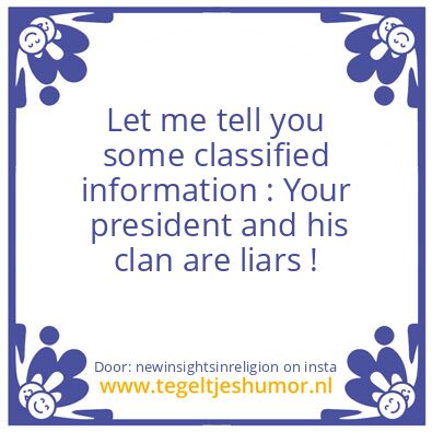 Tegeltje: ( classified information )