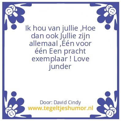 Tegeltje: Je bent wie je bent , perfect