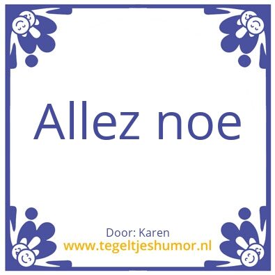 Tegeltje: Hennie