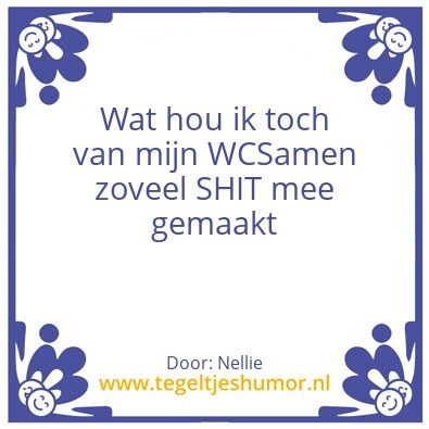 Tegeltje: NELLIE