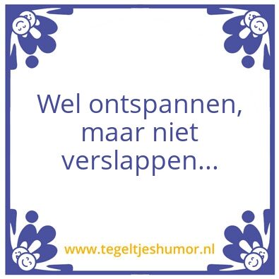 Tegeltje: Rutten