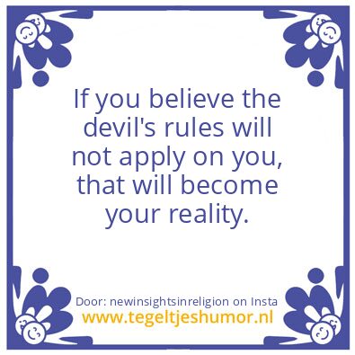 Tegeltje: fake rules !