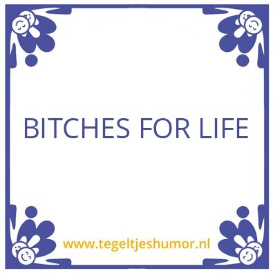 Tegeltje: Friends