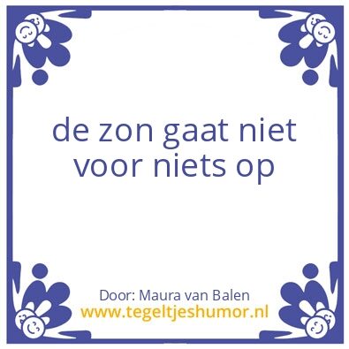 Tegeltje: Maura