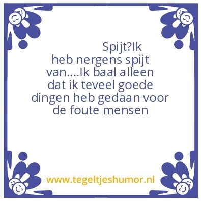 Tegeltje: Tegeltje