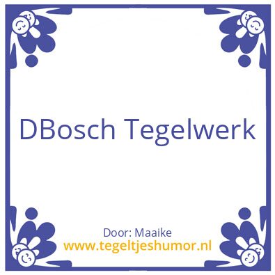 Tegeltje: Nico