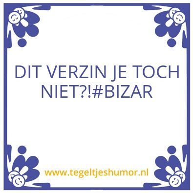 Tegeltje: Taart