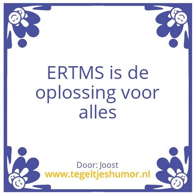 Tegeltje: ERTMS