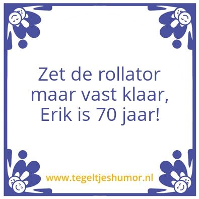 Tegeltje: Erik