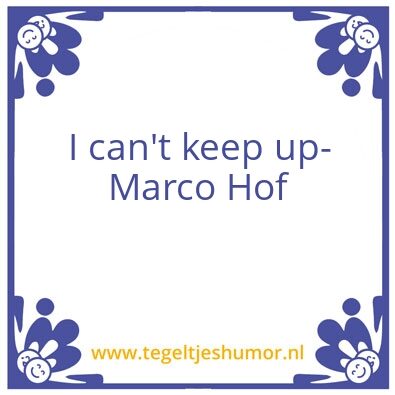 Tegeltje: Hof