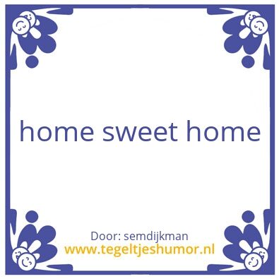 Tegeltje: sem dijkman