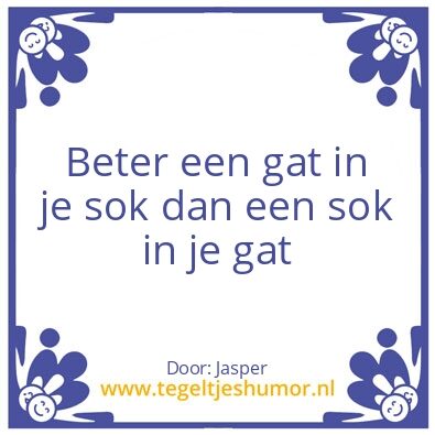 Tegeltje: Sokken