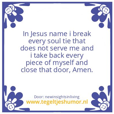 Tegeltje: In Jesus Name