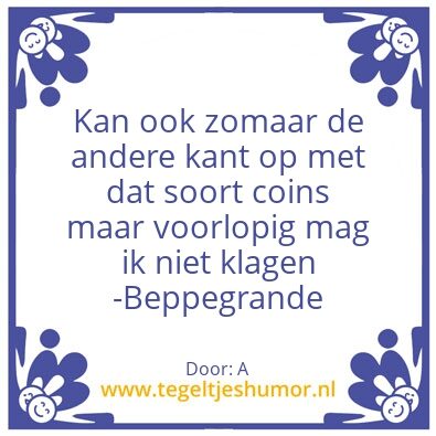 Tegeltje: A