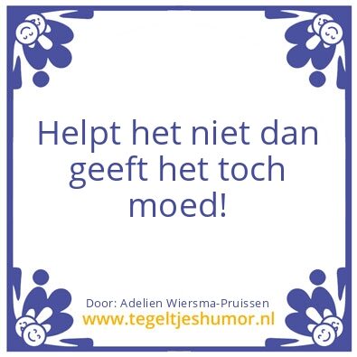 Tegeltje: Vader’s wijsheid