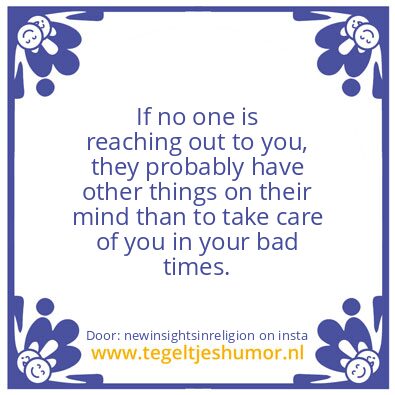 Tegeltje: To turn things around !