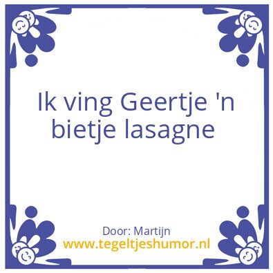 Tegeltje: Joeks