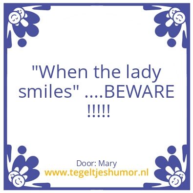 Tegeltje: Vrouwen humor