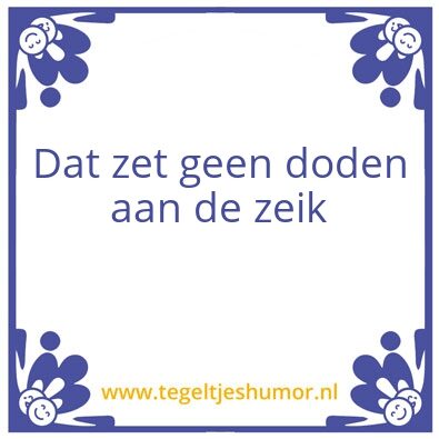 Tegeltje: Naegel