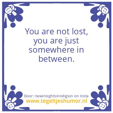 Tegeltje: This Is Your Calling Too.
