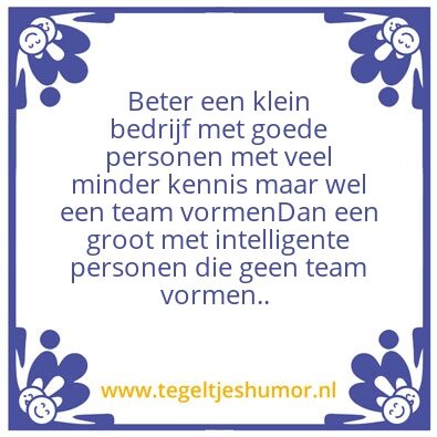 Tegeltje: Zomaar