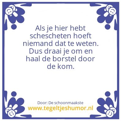 Tegeltje: Wc