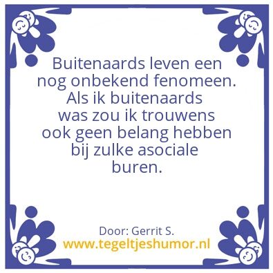 Tegeltje: Ik ben Gerrit.