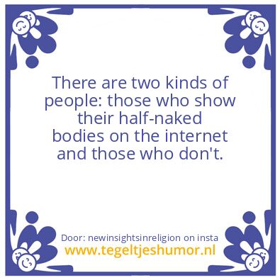 Tegeltje: People !