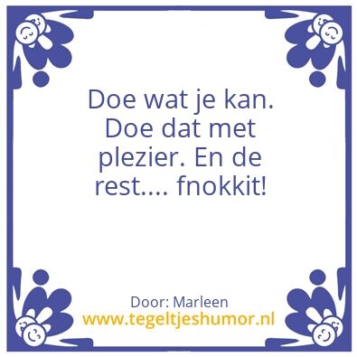 Tegeltje: Wijze woorden