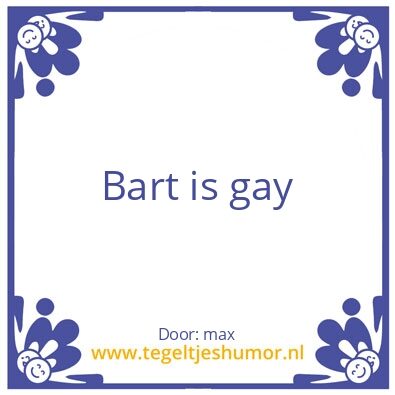 Tegeltje: max