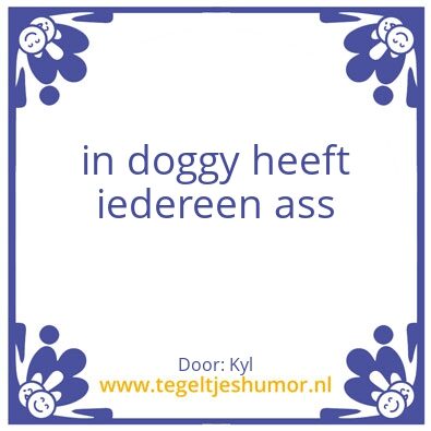 Tegeltje: Kyl