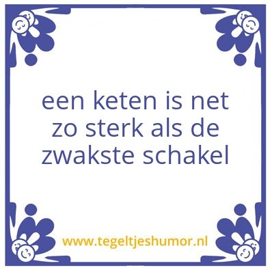 Tegeltje: Keten