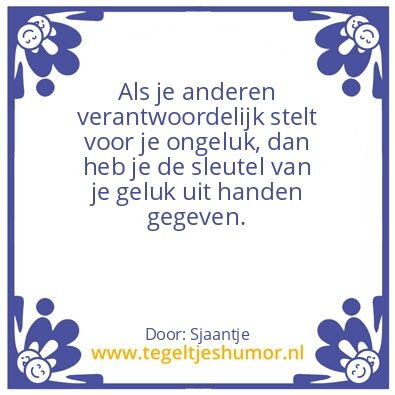Tegeltje: Geluk