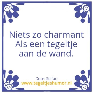 Tegeltje: tegel
