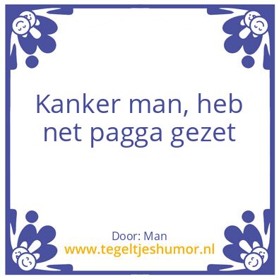 Tegeltje: Kk