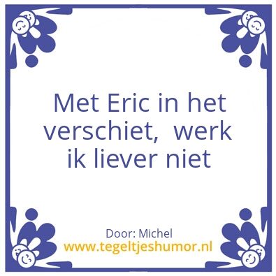 Tegeltje: Eric