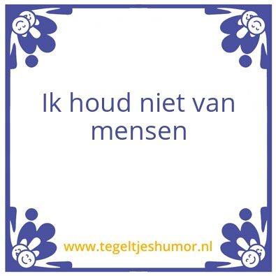 Tegeltje: Lisa