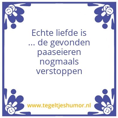 Tegeltje: Pasen
