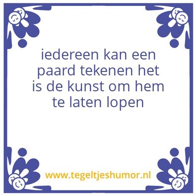 Tegeltje: Angelo’s wijsheden