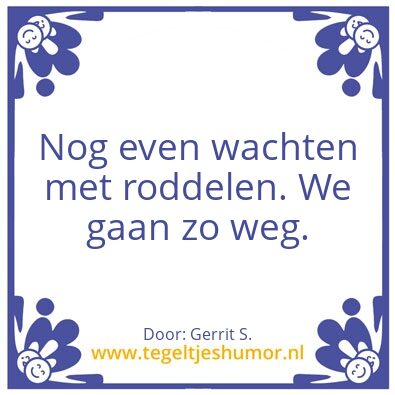 Tegeltje: Ik ben Gerrit.