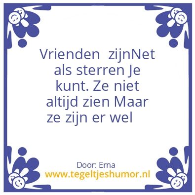 Tegeltje: Vriendschap