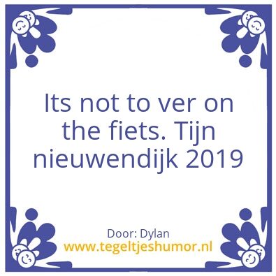 Tegeltje: Tijn