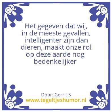 Tegeltje: Ik ben Gerrit