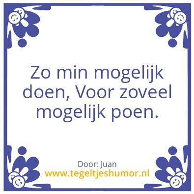 Tegeltje: Juan
