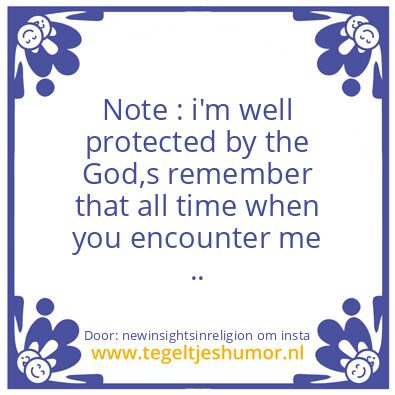 Tegeltje: protected